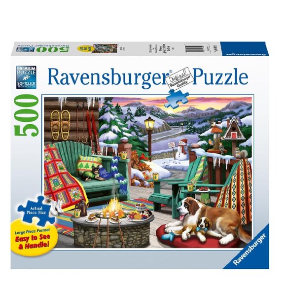 New sealed Ravensburger 500 pcs Large Format Puzzle-Apres All Day - Picture 1 of 13
